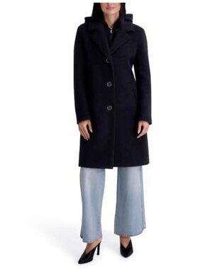 Kenneth Cole Women's Black Topcoat Size XS - 1792